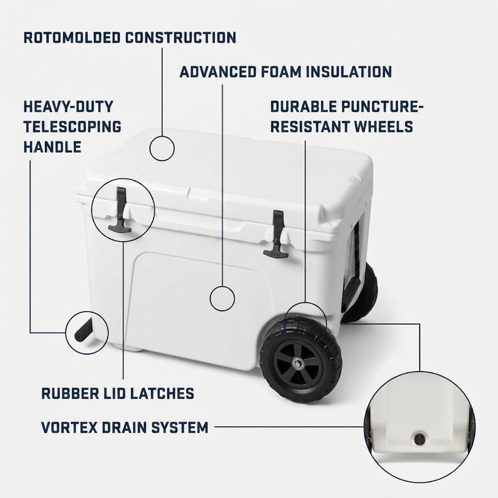 YETI Tundra Haul Portable Wheeled Cooler