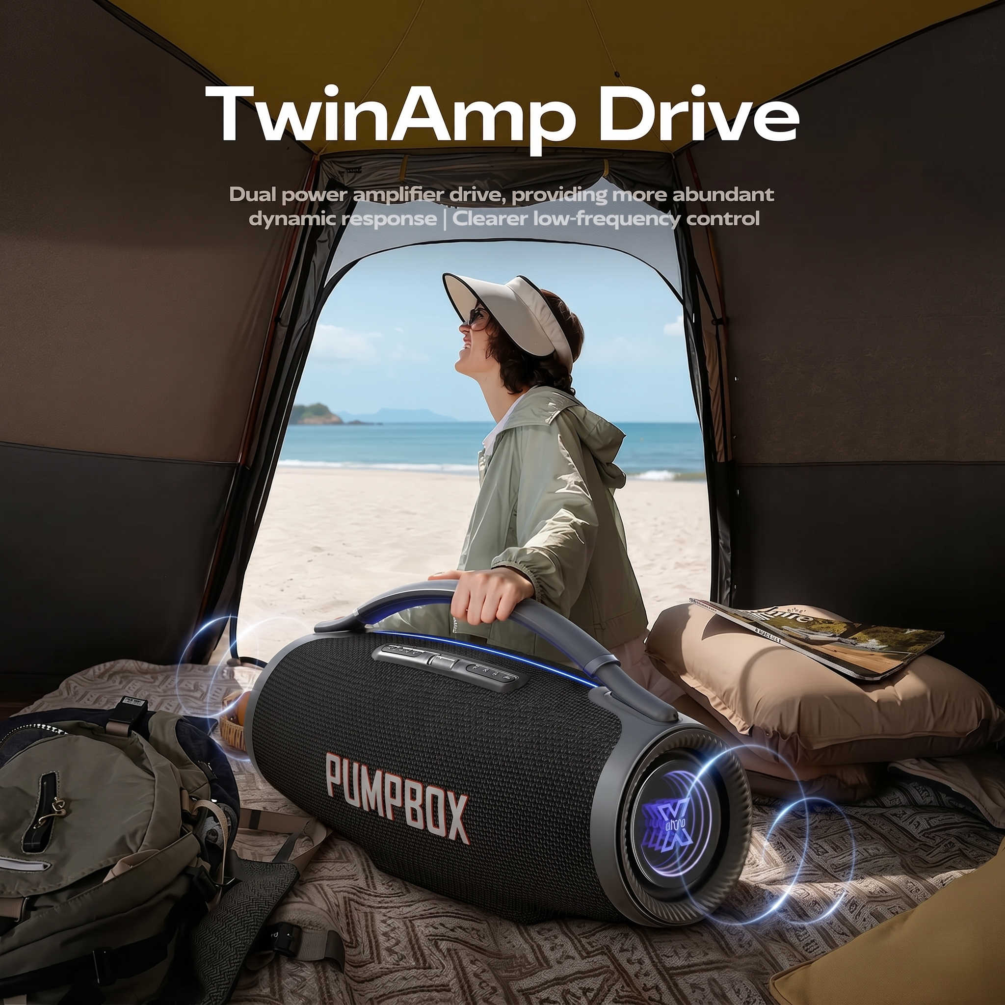 Portable Bluetooth Party Outdoor Speaker