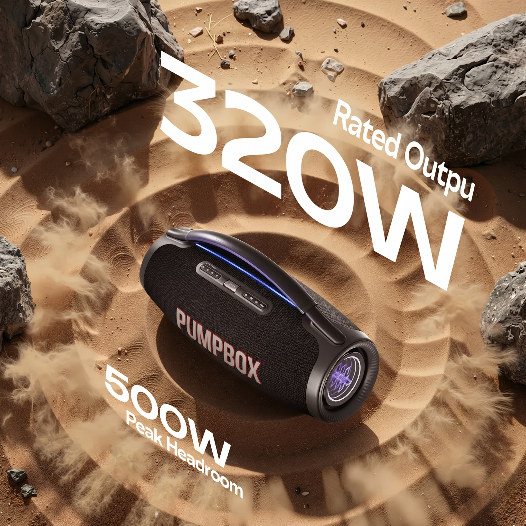 Portable Bluetooth Party Outdoor Speaker