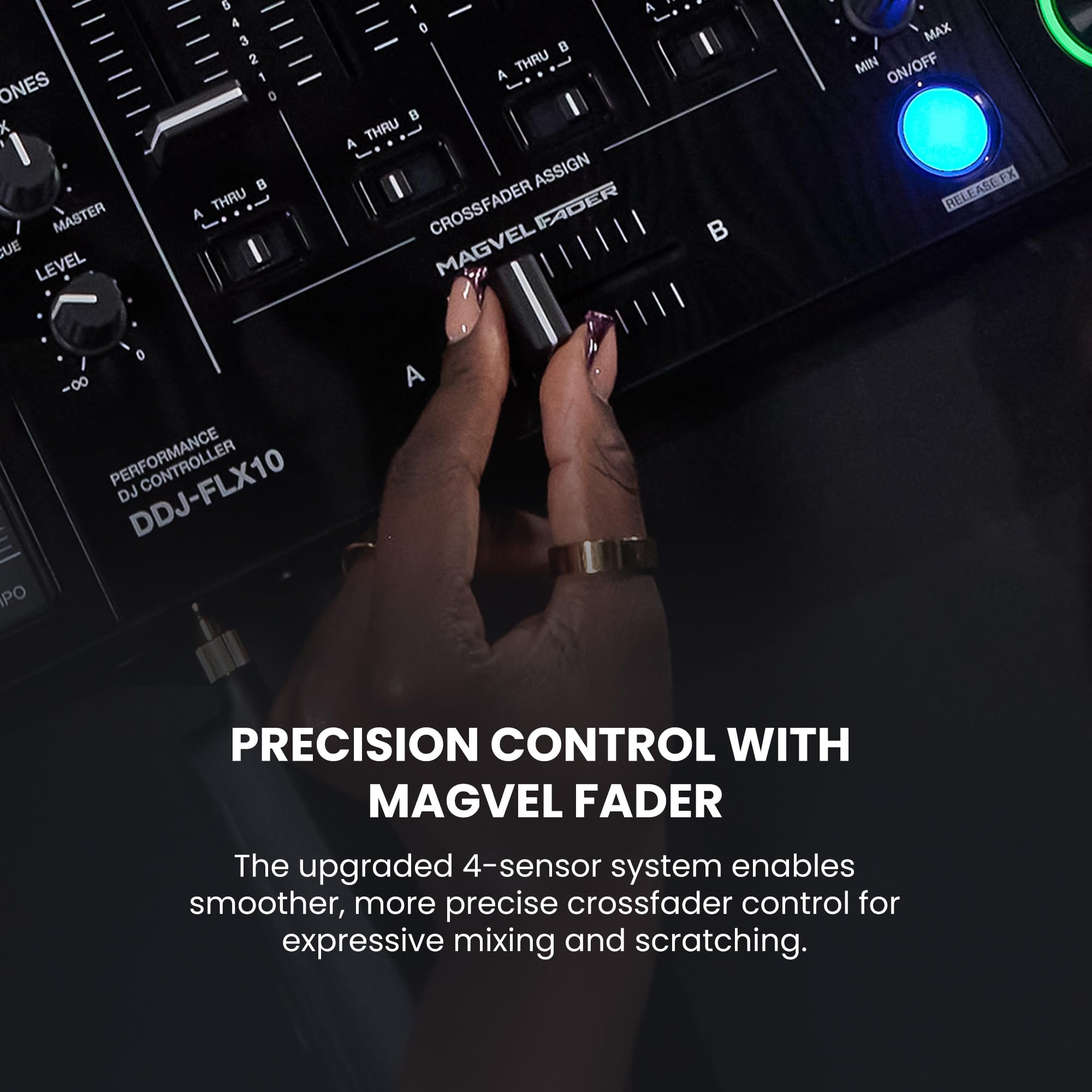 Amazon.com: Pioneer DJ DDJ-FLX10 4-Channel Professional DJ Controller -  Black Bundle with Carrying Case, HDJ-CUE1 Headphones, XLR Cable, and Austin  Bazaar Polishing Cloth : Musical Instruments