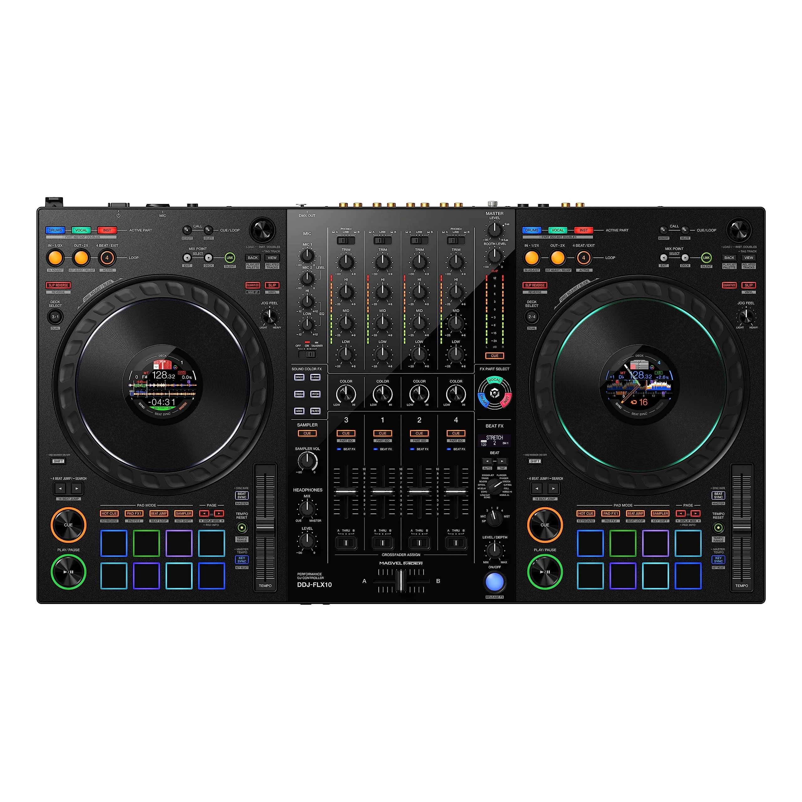 🛒Deals of This Week €29.98 - 4-channel Professional DJ Controller, Track Separation