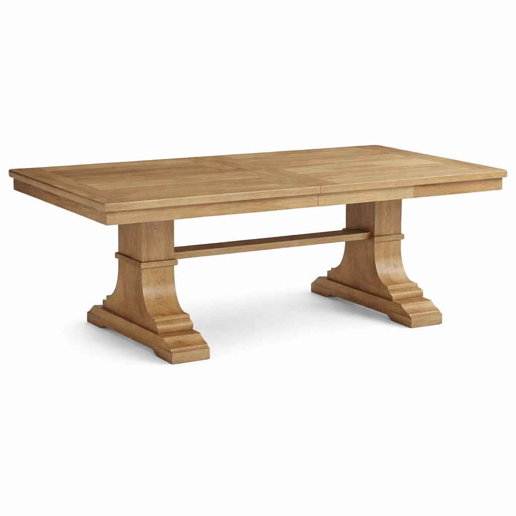 Mesa de comedor de madera de roble macizo 200x100x75 cm-LIVTIVA