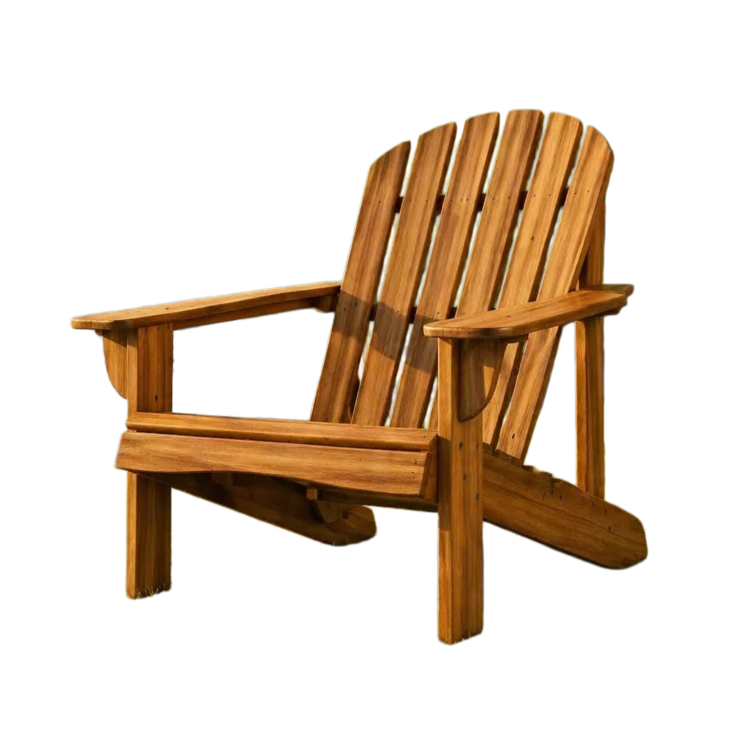 Silla Adirondack de madera de acacia marrón 80x85x90 cm-ROOMZERAE