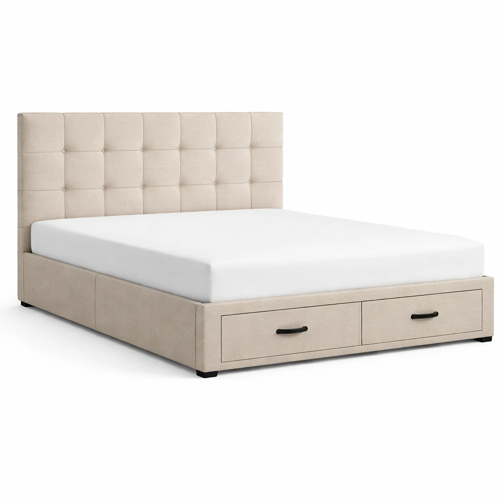 Cama con almacenamiento - HOMRINO