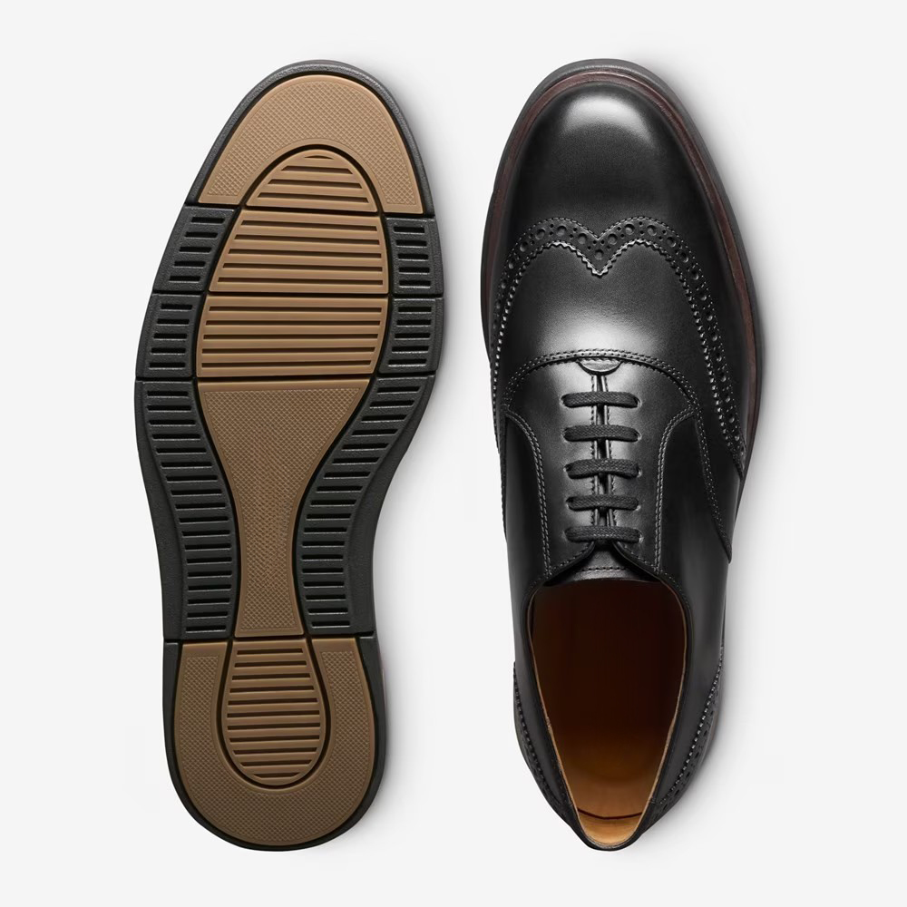 Almond Commuting Style Lace-up Hybrid Oxford