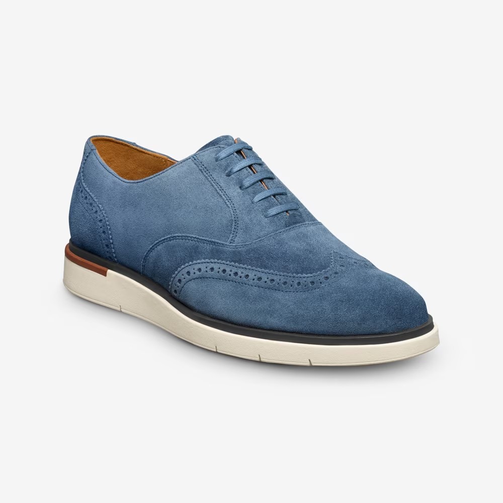 Almond Commuting Style Lace-up Hybrid Oxford