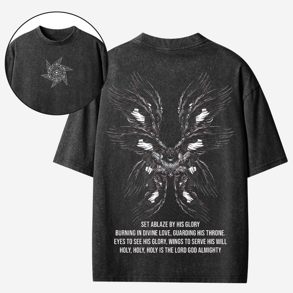 Seraphim Ange Christian Washed T-Shirt