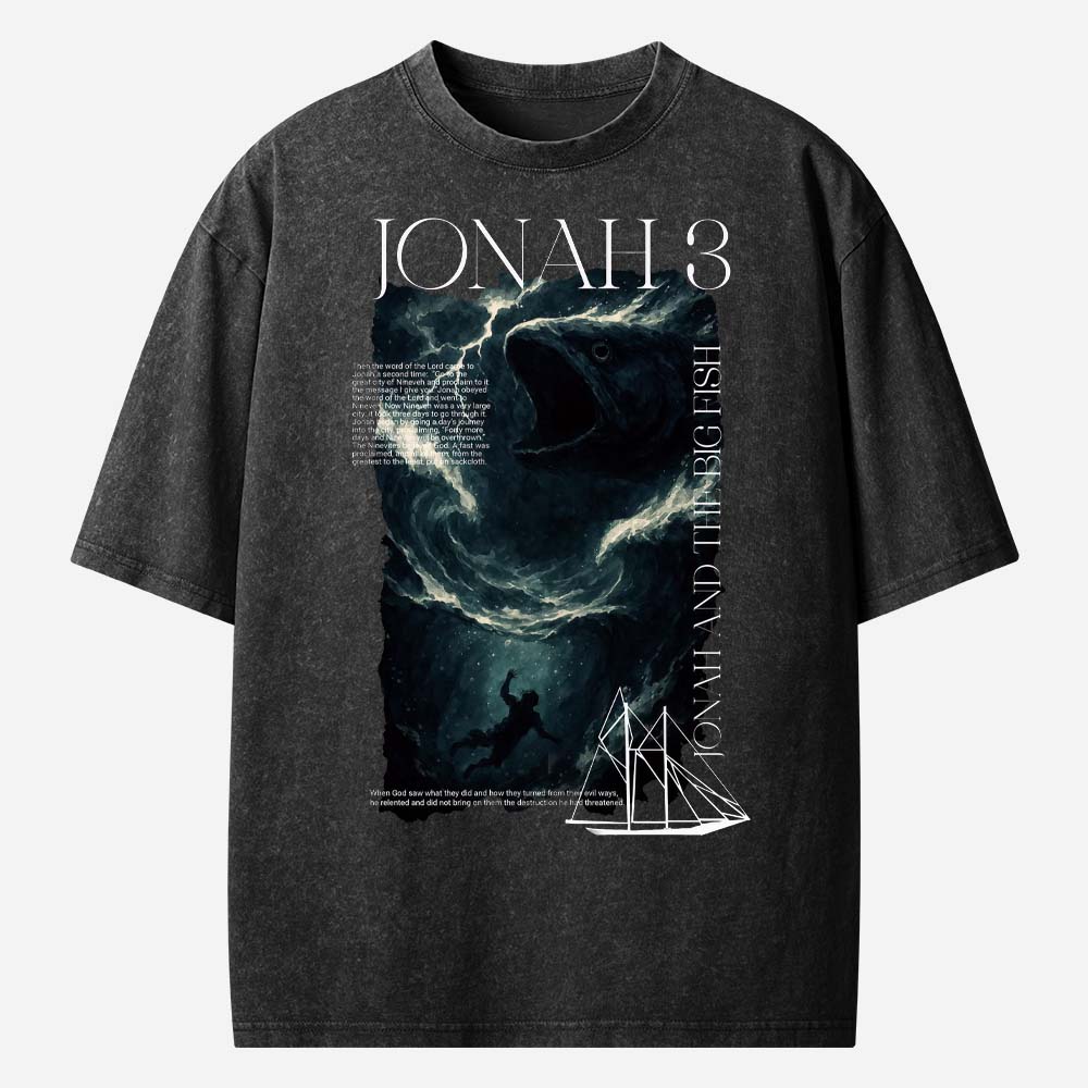  Bible Story Christian Washed T-Shirt