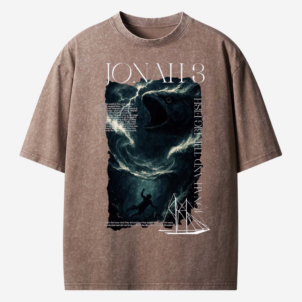  Bible Story Christian Washed T-Shirt