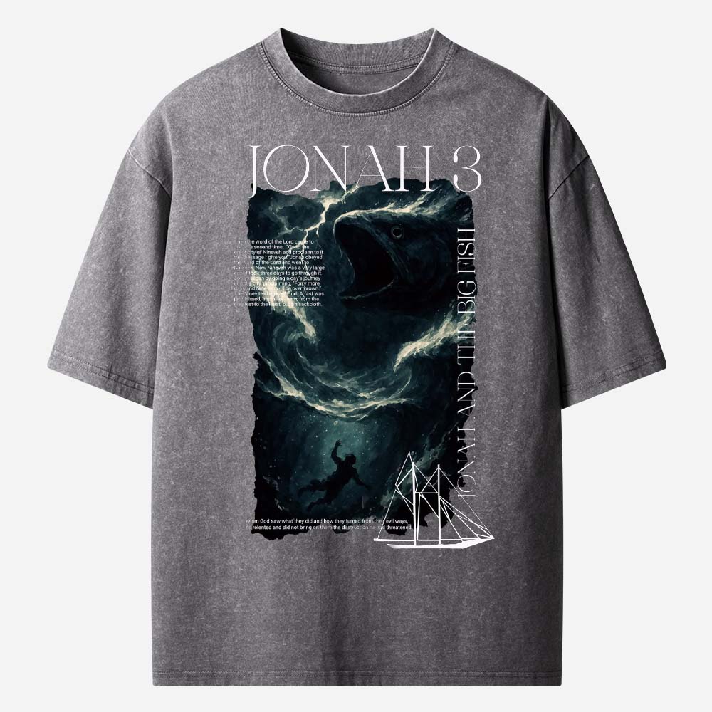  Bible Story Christian Washed T-Shirt