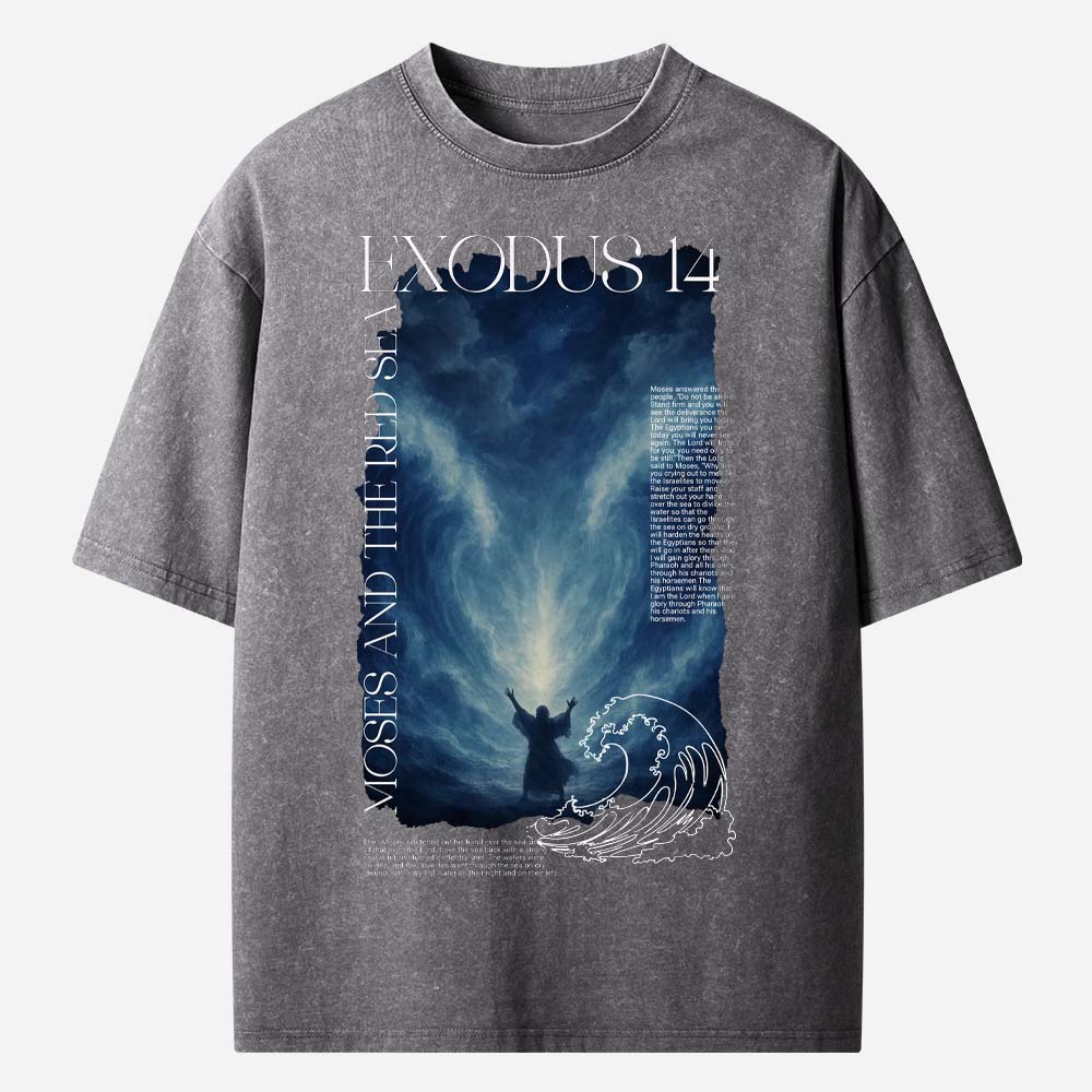  Bible Story Christian Washed T-Shirt