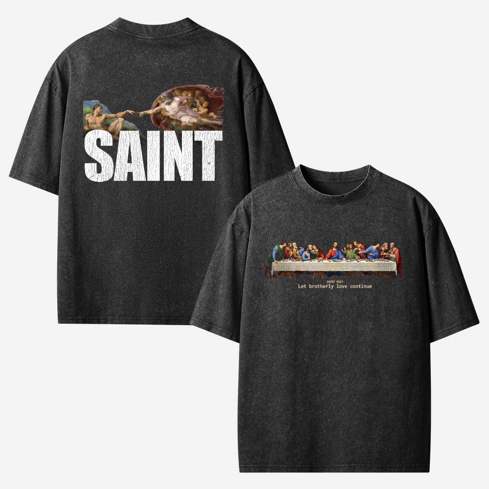  Saint Christian Washed T-Shirt