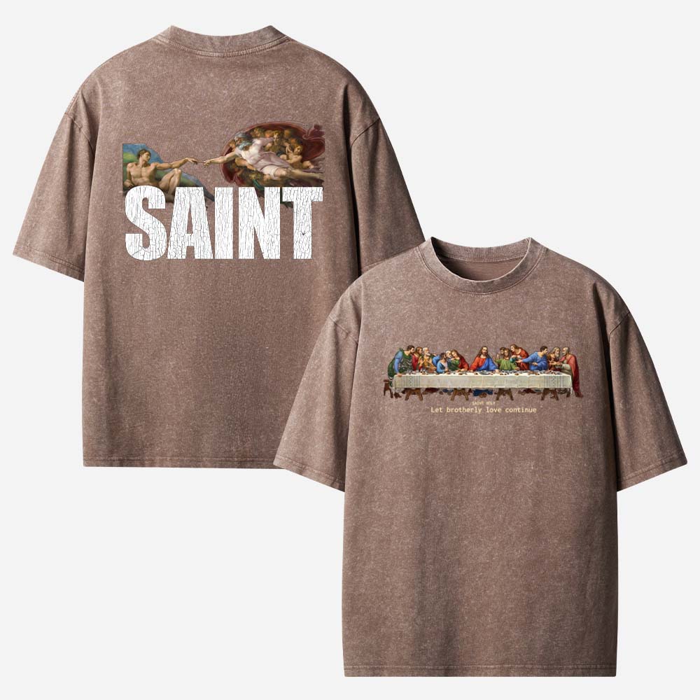  Saint Christian Washed T-Shirt