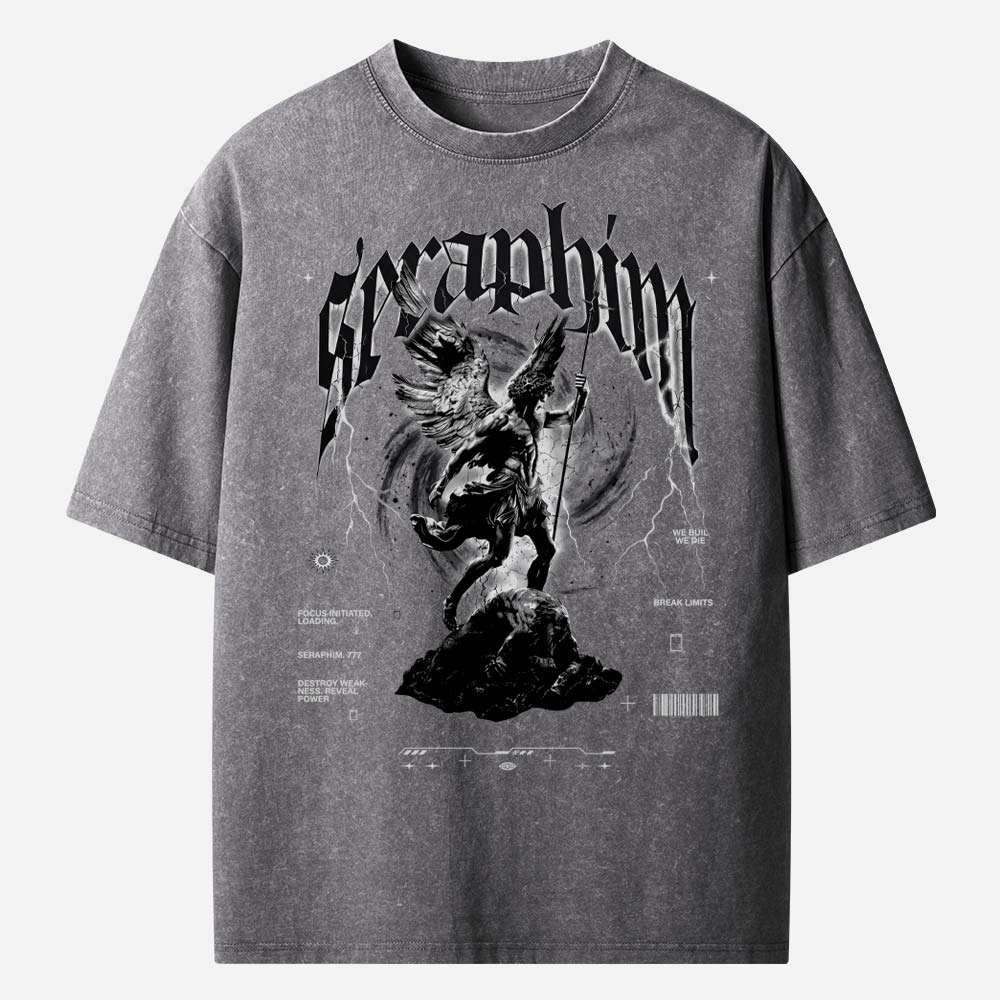 Seraphim Faith Christian Washed T-Shirt