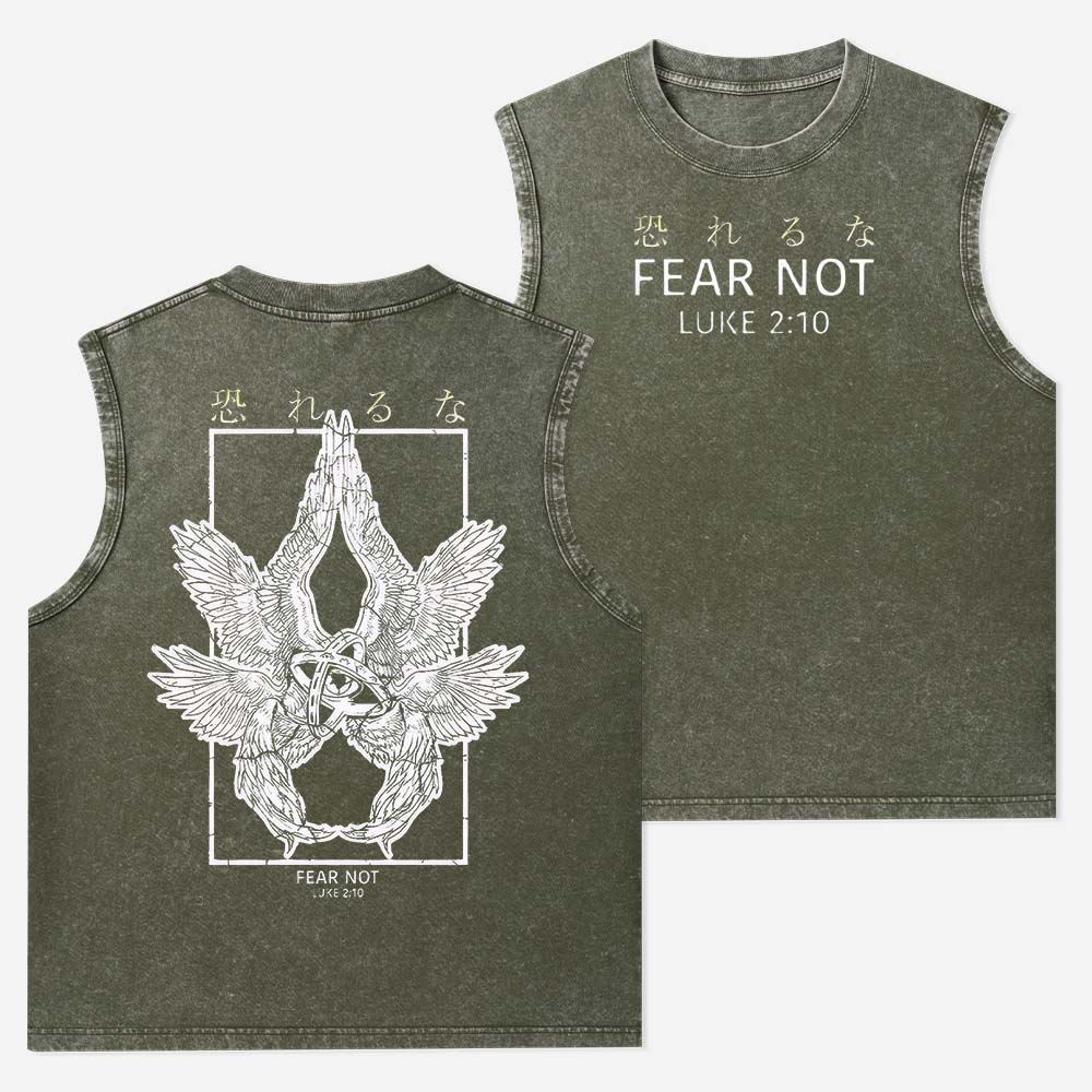 Fear Not Christian Washed Tank Top