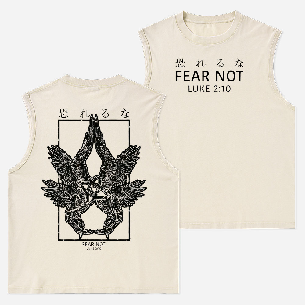 Fear Not Christian Washed Tank Top