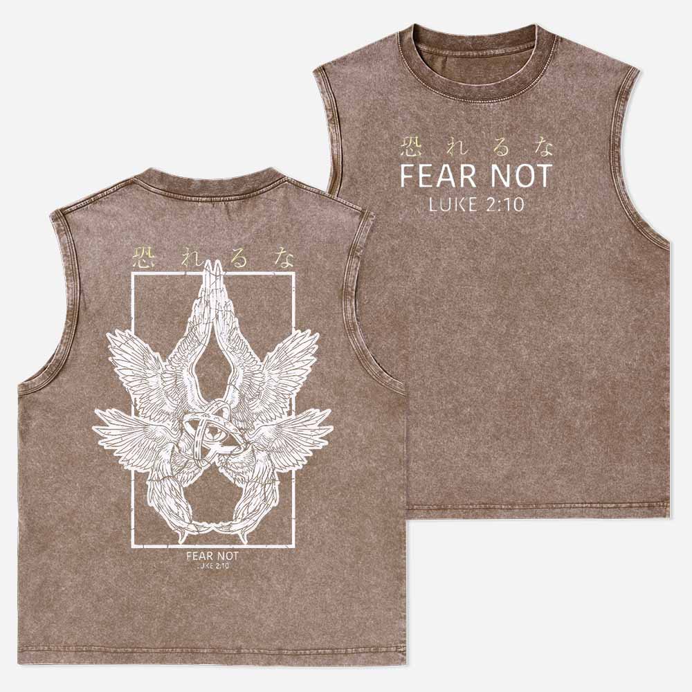 Fear Not Christian Washed Tank Top