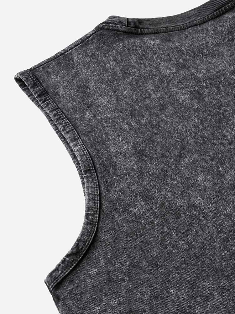 Samson and Lion Christian Washed Tank Top