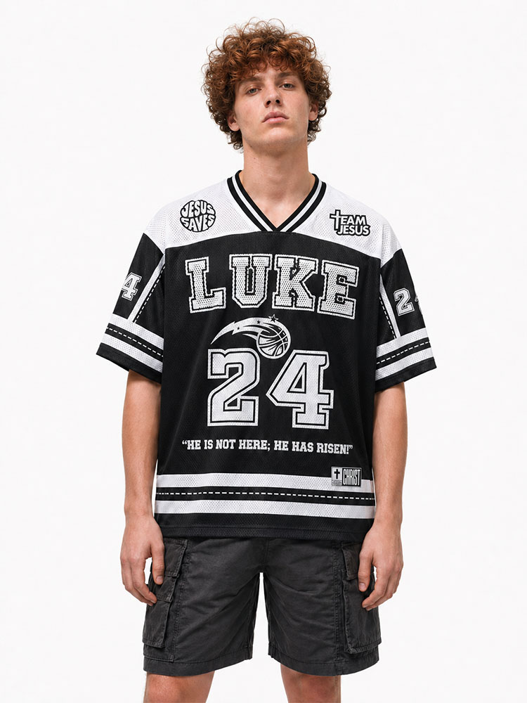 He Is Rizzen Christian Mesh Jersey