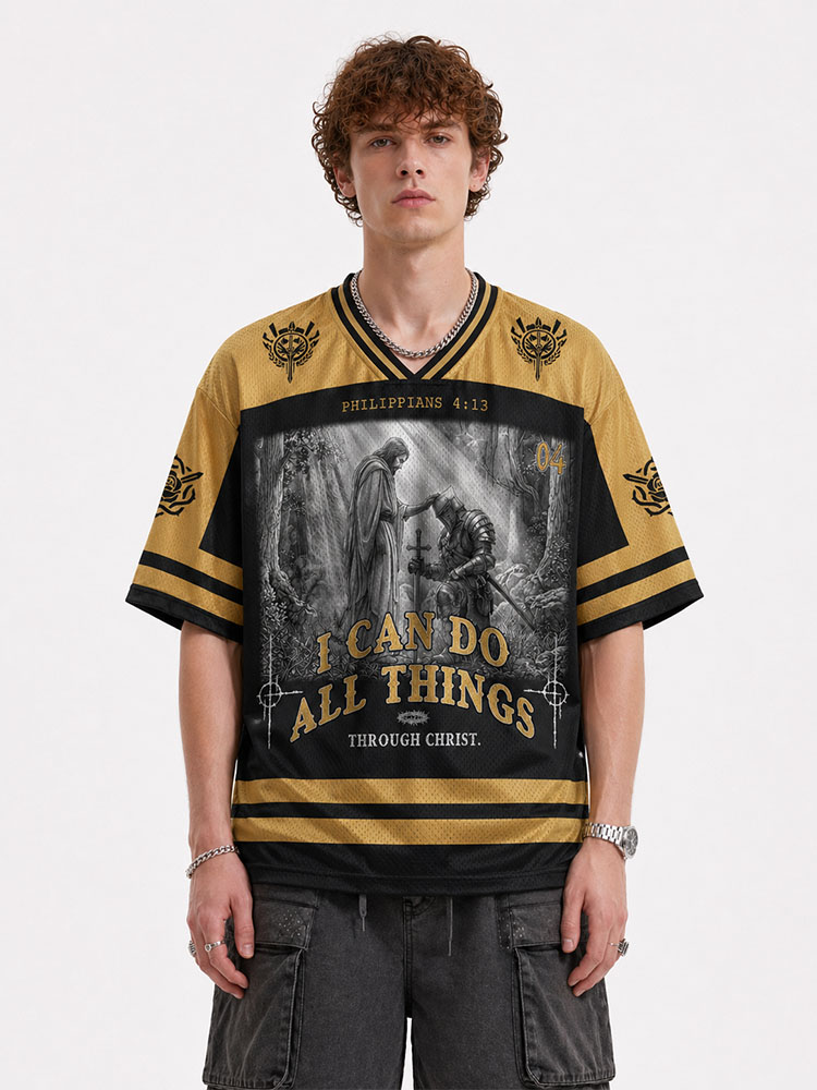 I Can Do All Things Christian Mesh Jersey