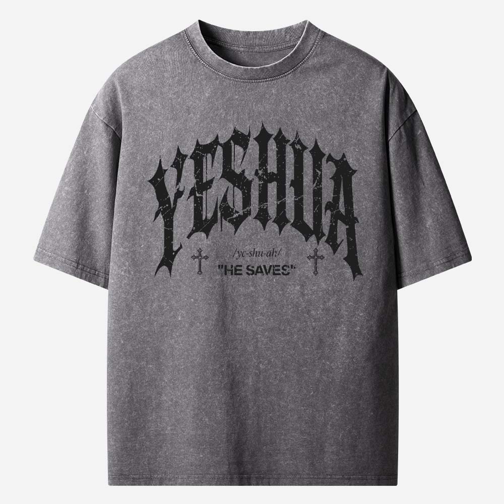 Yeshua Christian Washed T-Shirt