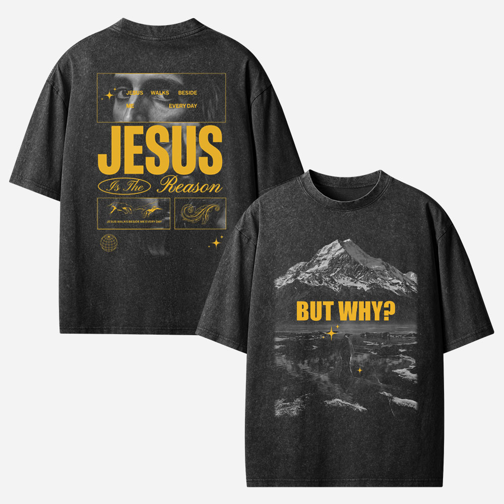 Paths Are Made by Walking But Why Christian Washed T-Shirt
