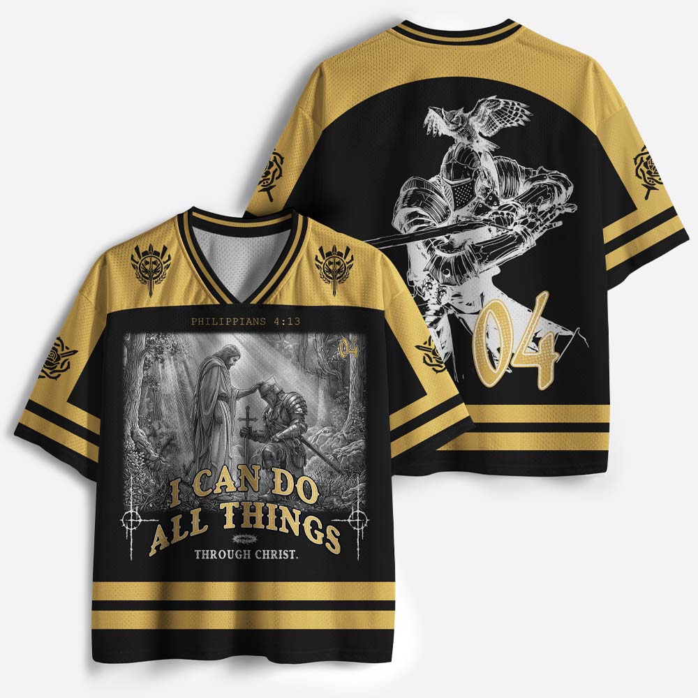 I Can Do All Things Christian Mesh Jersey