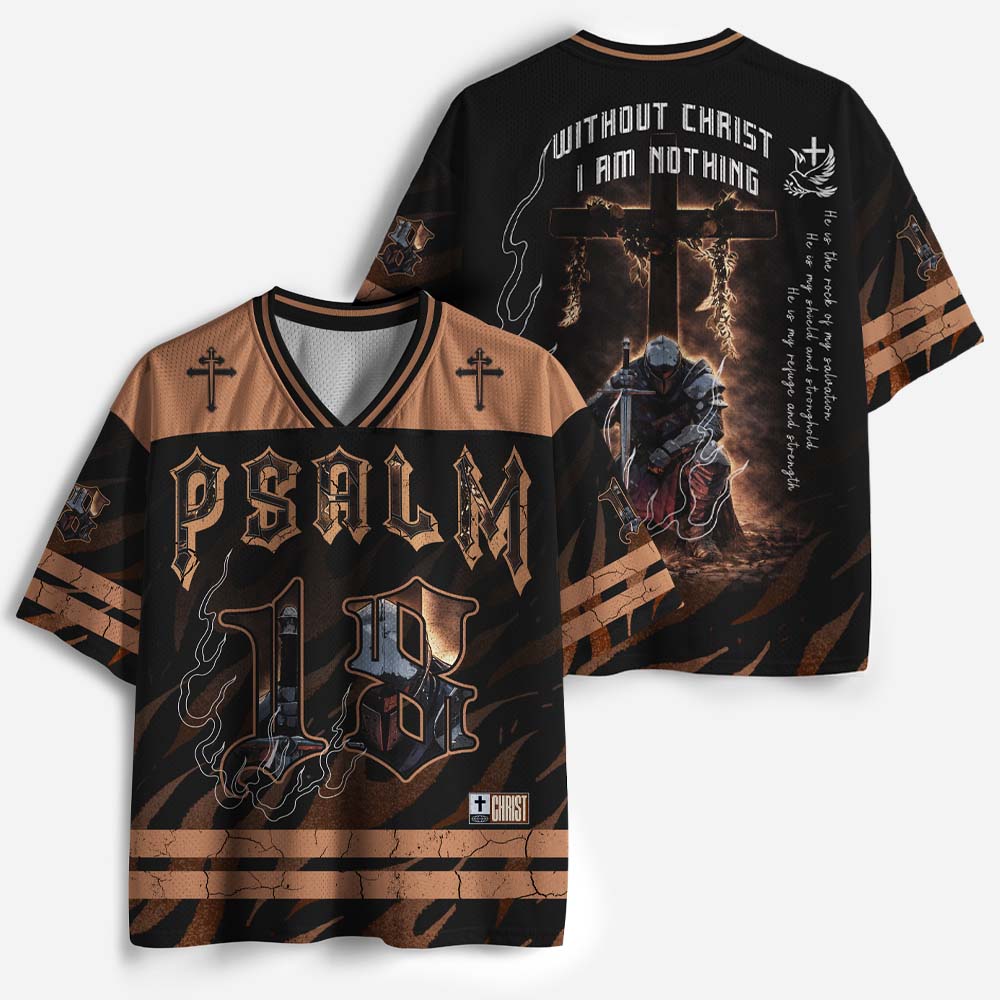 Without Christ I Am Nothing Christian Mesh Jersey