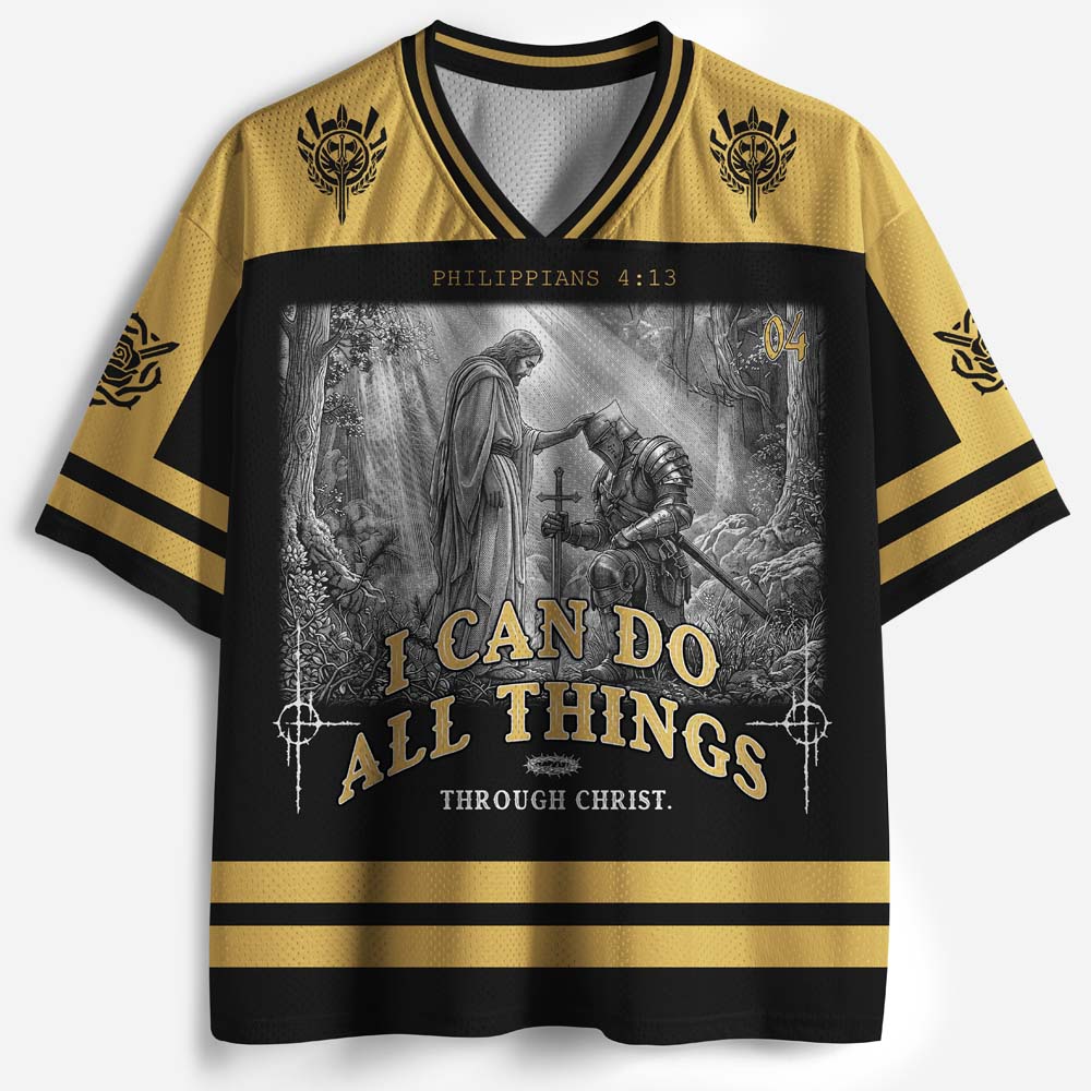 I Can Do All Things Christian Mesh Jersey
