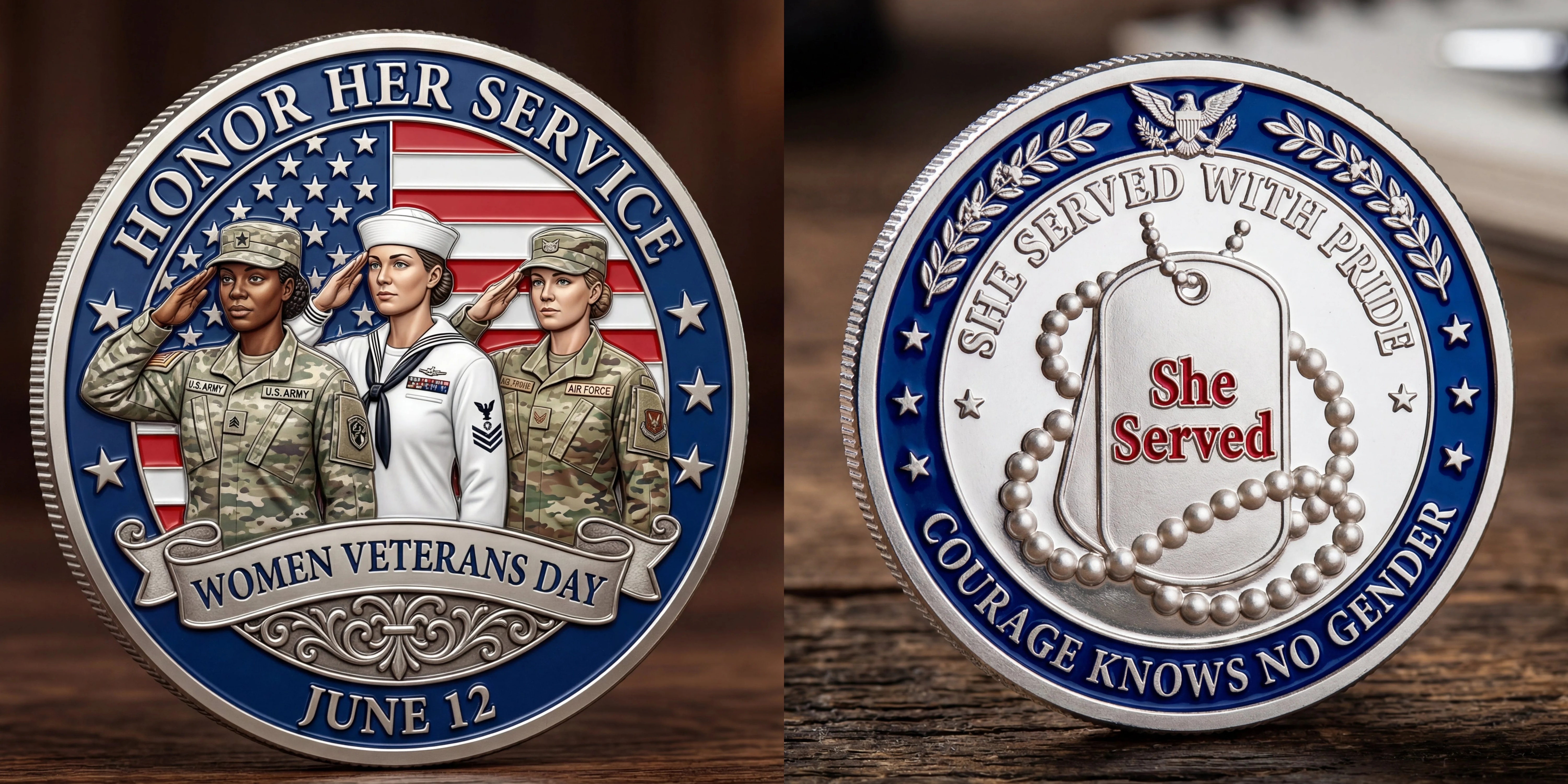 🔥Last Day 50% OFF 🔥Women Veterans Day Commemorative Coin