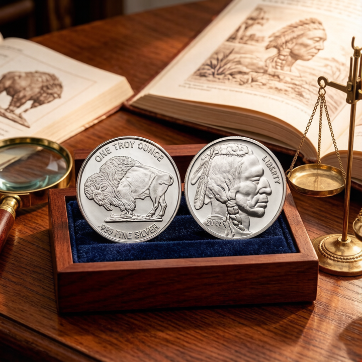 🔥 Final Hours! Only $6.99 - 1 oz .999 Fine Silver Buffalo Coin - Value Classic Designs & Practical Investment Utility