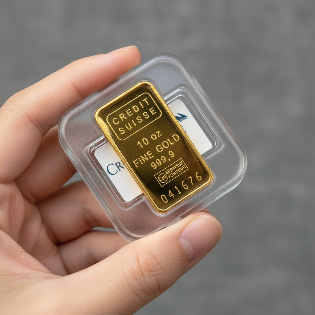 10 oz Gold Bar - Credit Suisse