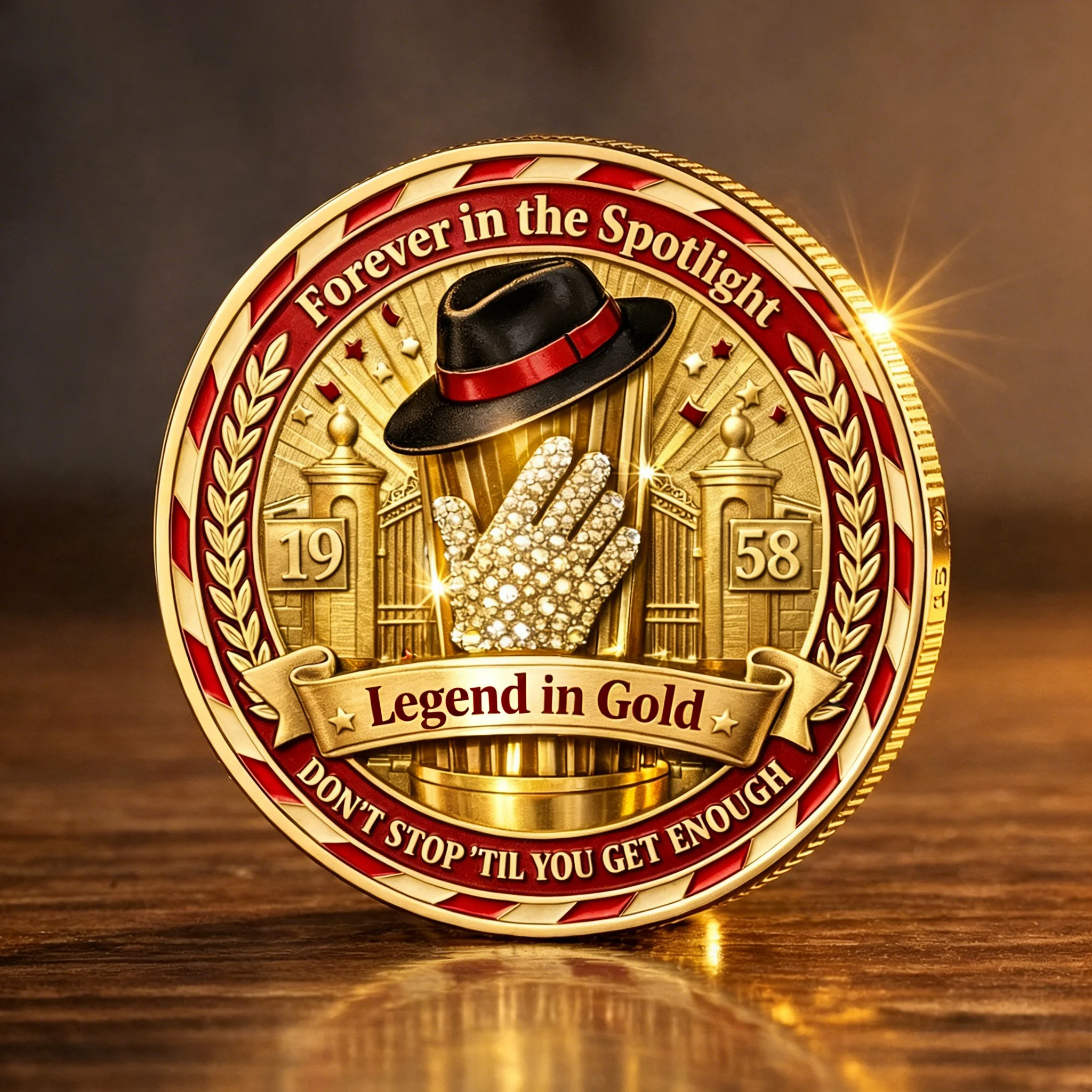 ⚡Last Day 60% OFF - 💎King of Pop Legacy Coin – Limited Edition M·J Tribute