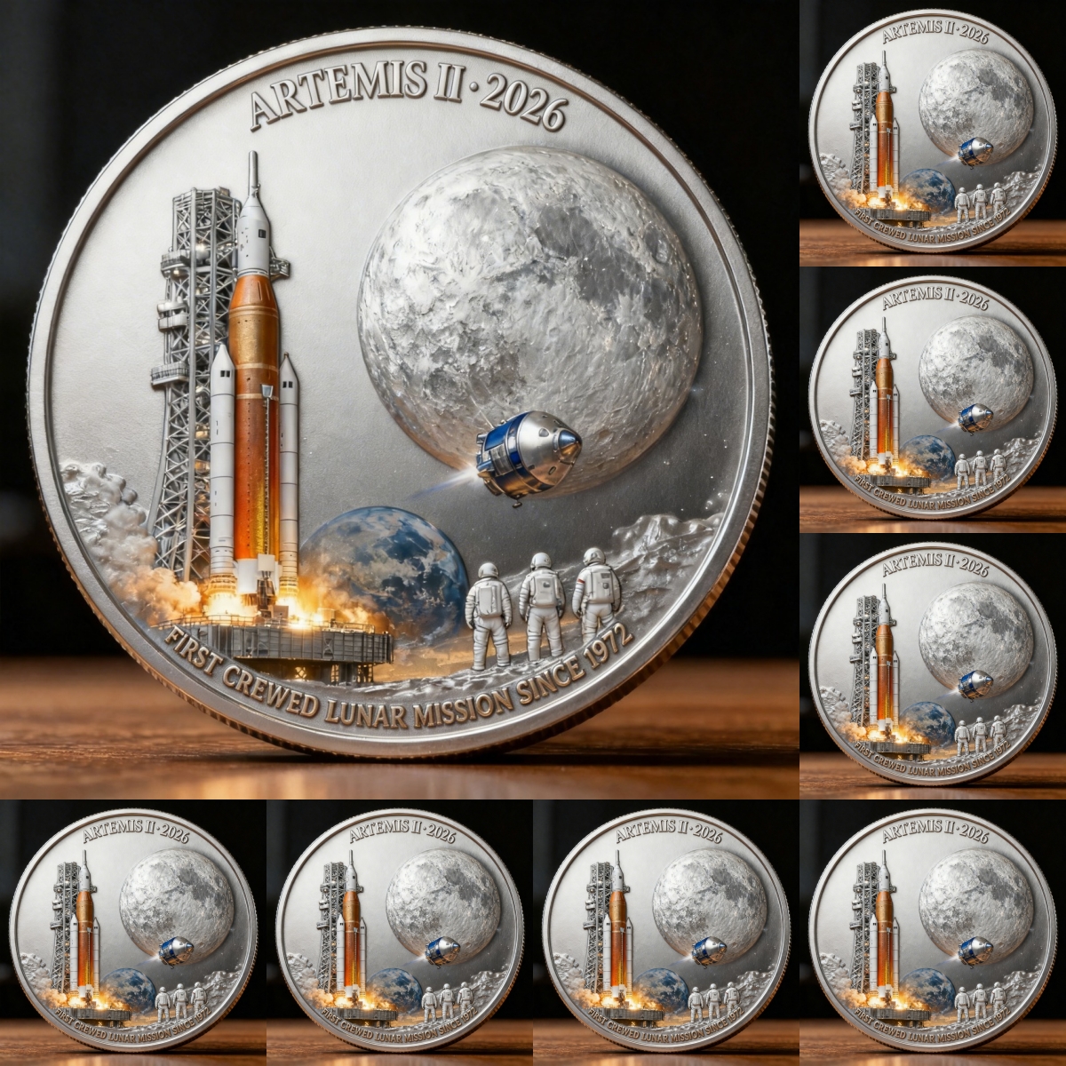 🚀Flash Sale 60% OFF 🌕Official Artemis II Lunar Mission Commemorative Coin