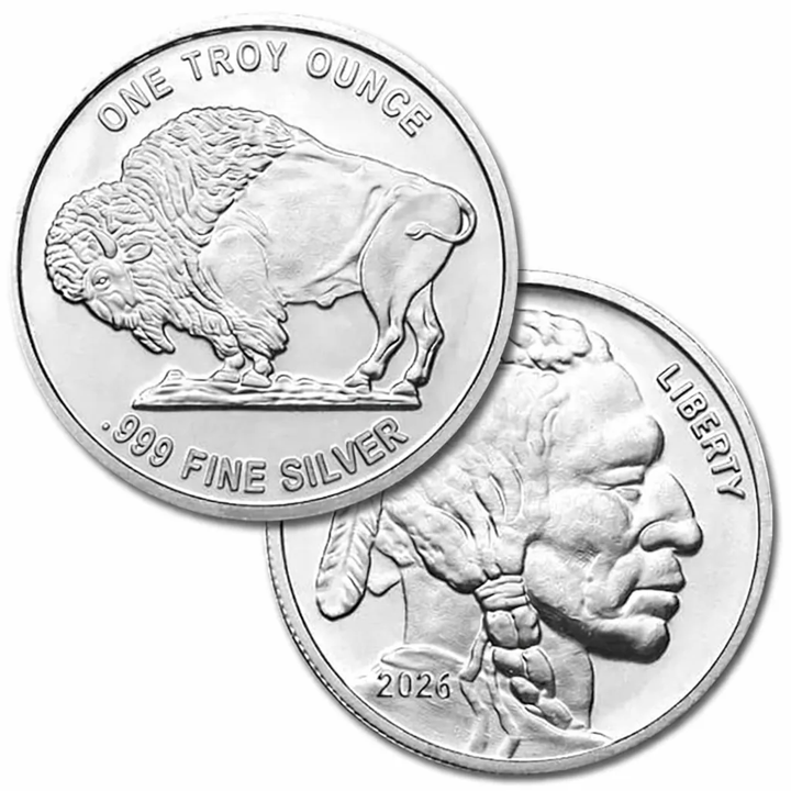 🔥 Final Hours! Only $6.99 - 1 oz .999 Fine Silver Buffalo Coin - Value Classic Designs & Practical Investment Utility