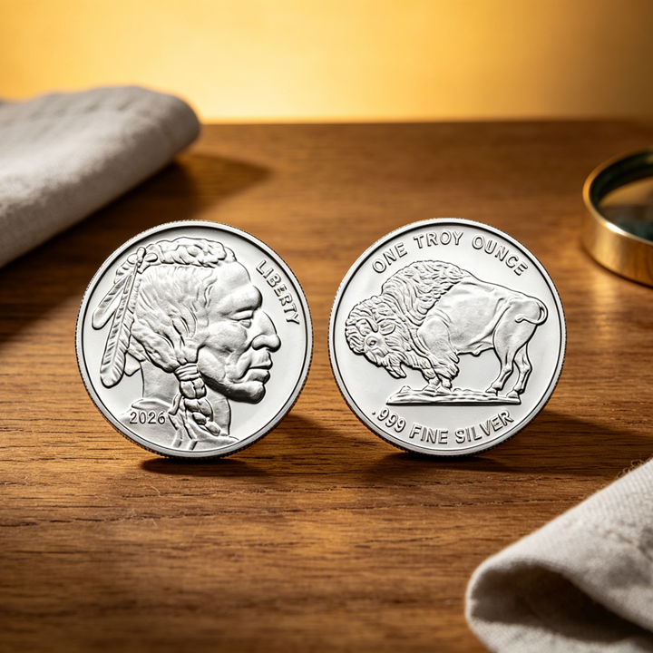 🔥 Final Hours! Only $6.99 - 1 oz .999 Fine Silver Buffalo Coin - Value Classic Designs & Practical Investment Utility