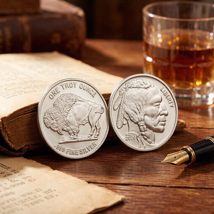 🔥 Final Hours! Only $6.99 - 1 oz .999 Fine Silver Buffalo Coin - Value Classic Designs & Practical Investment Utility