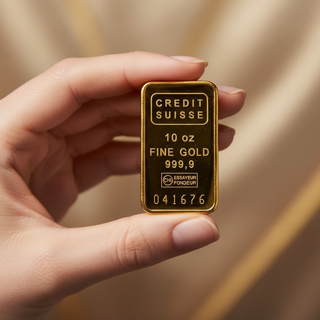 10 oz Gold Bar - Credit Suisse