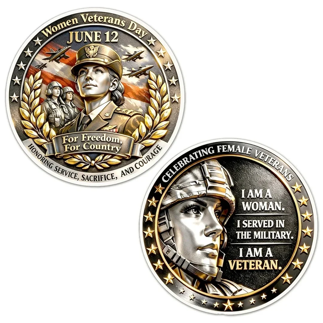 🔥New Women Veterans Day Commemorative Coin