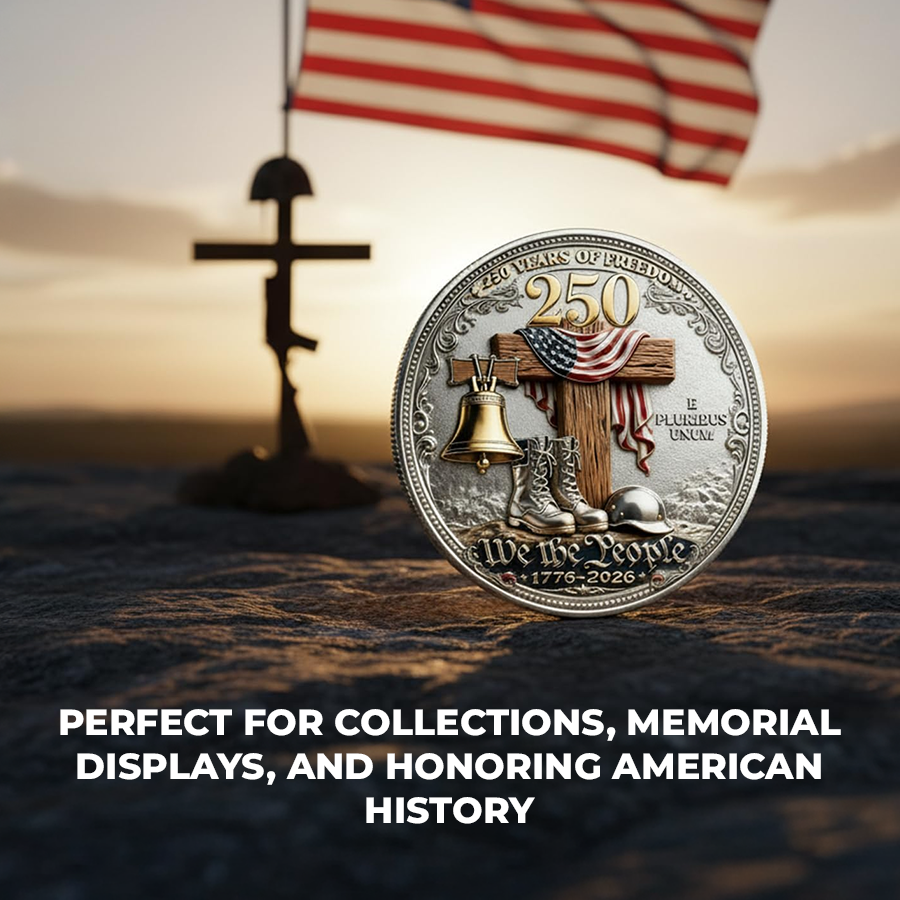 🔥Last Day 50% OFF🔥250 Years of Freedom Veteran Tribute Coin