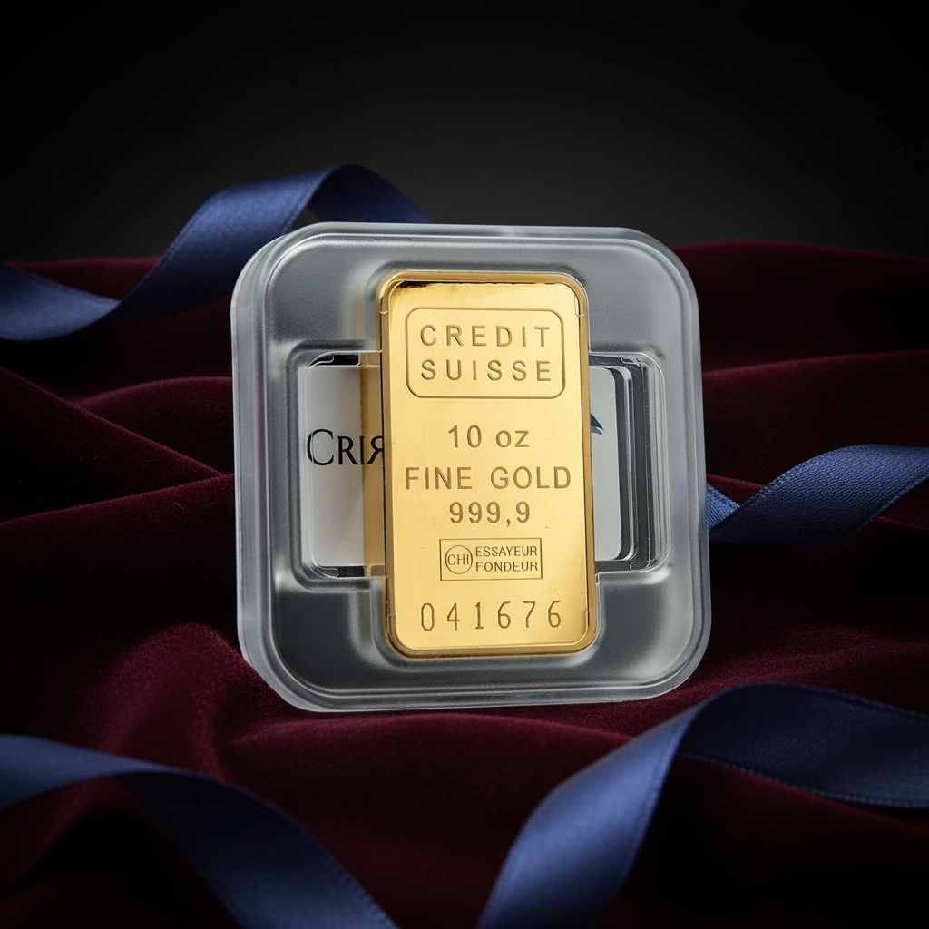 10 oz Gold Bar - Credit Suisse