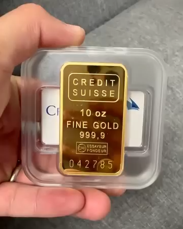 10 oz Gold Bar - Credit Suisse