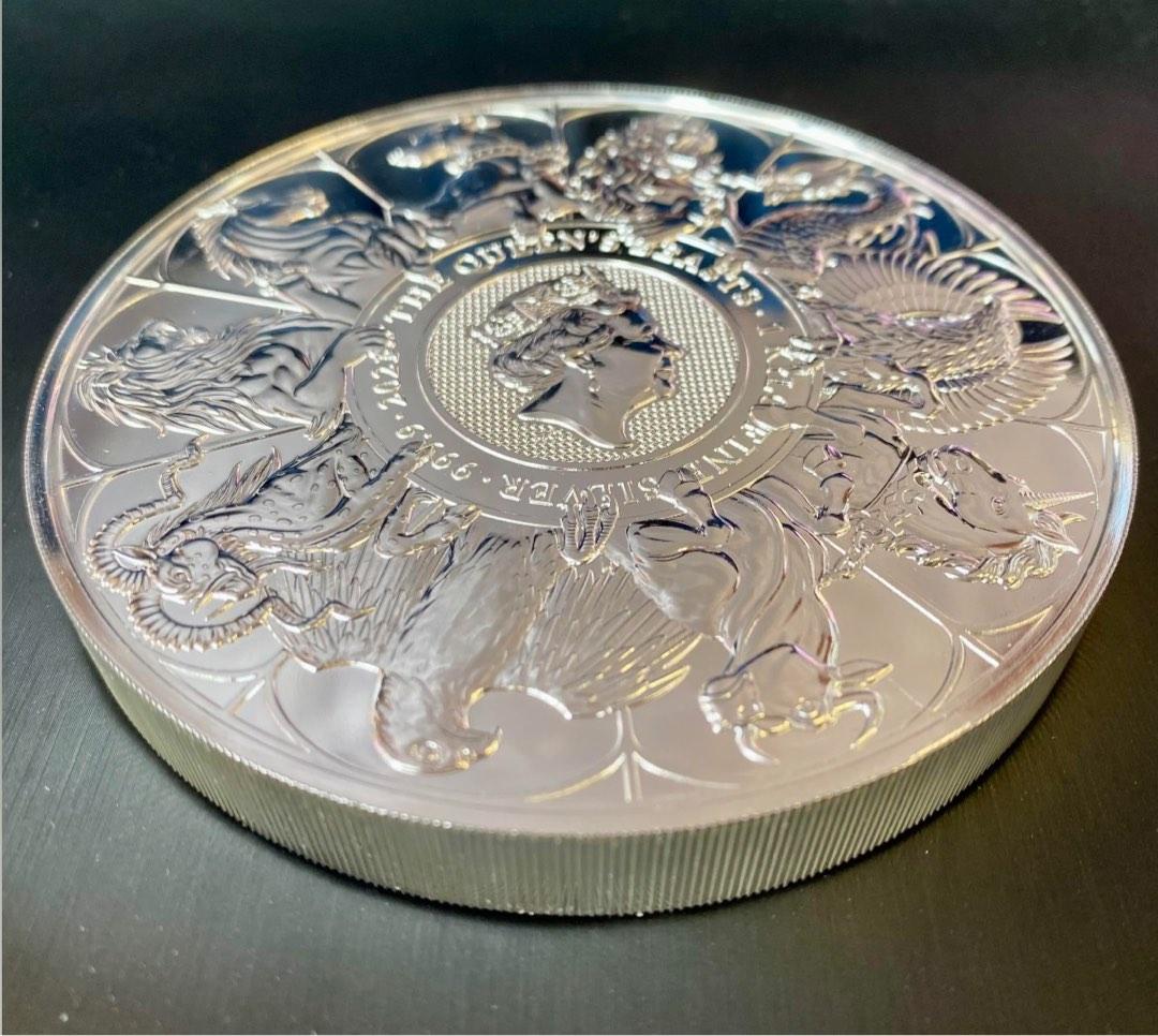2021 Queen's Beasts Completer One Kilogram Silver Proof Coin