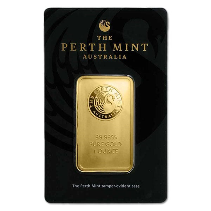 🔥 Final Hours! Only $13.98 - 1 oz .9999 Pure Perth Mint Gold Bar -  Trusted and Valuable Investment to Precious Metals Portfolio