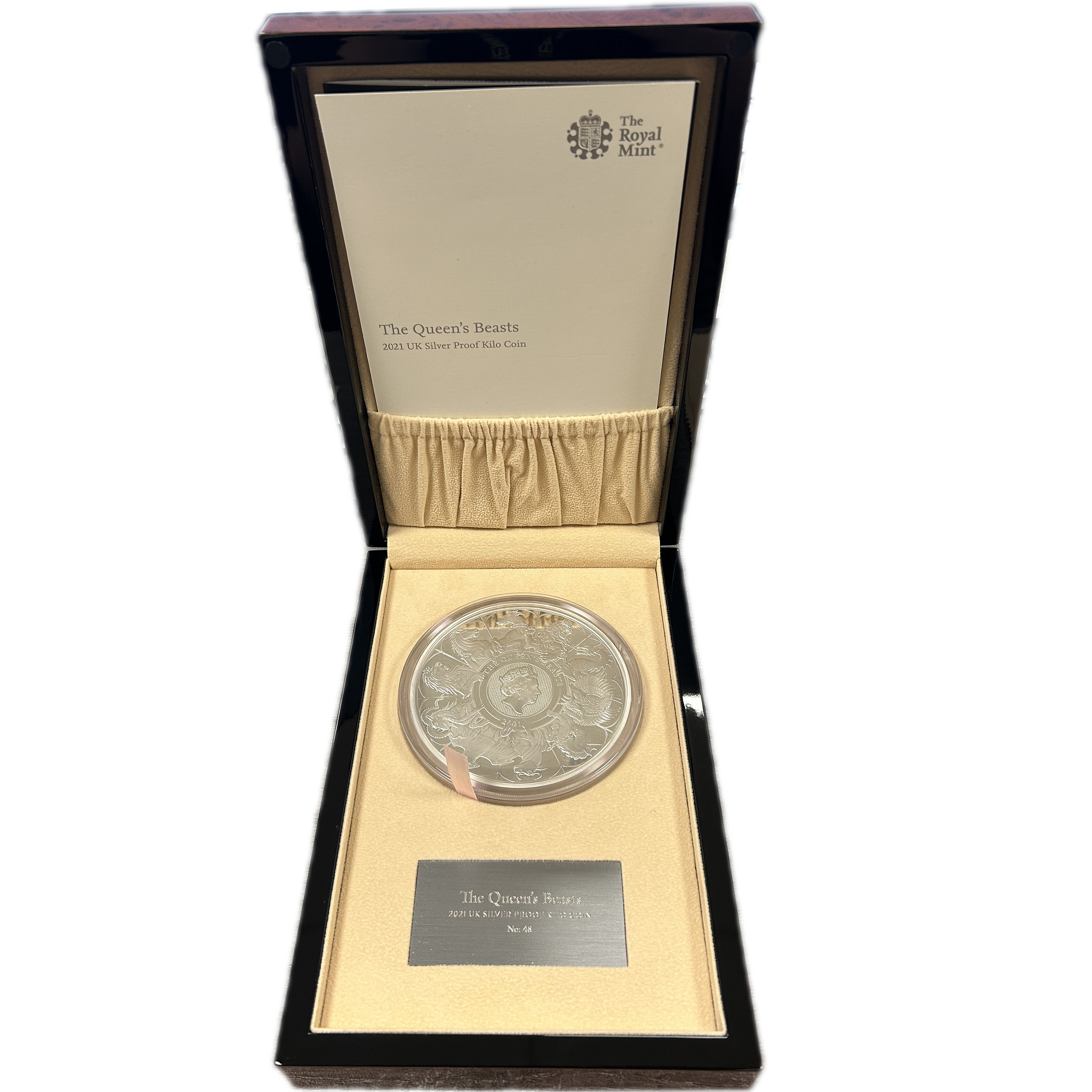 2021 Queen's Beasts Completer One Kilogram Silver Proof Coin