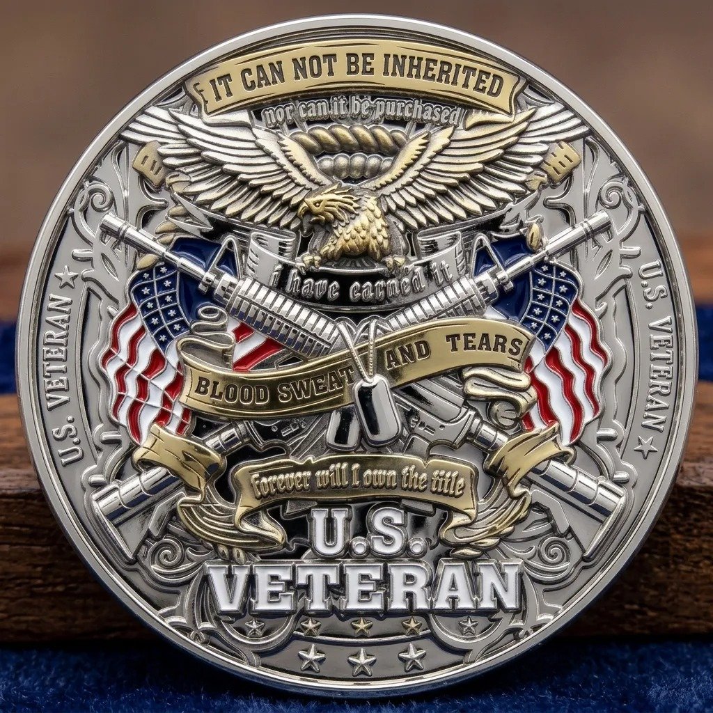 Earned Honor U.S. Veteran Coin