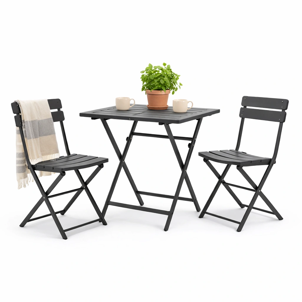 Balkon Tisch Set klappbar-arlvira