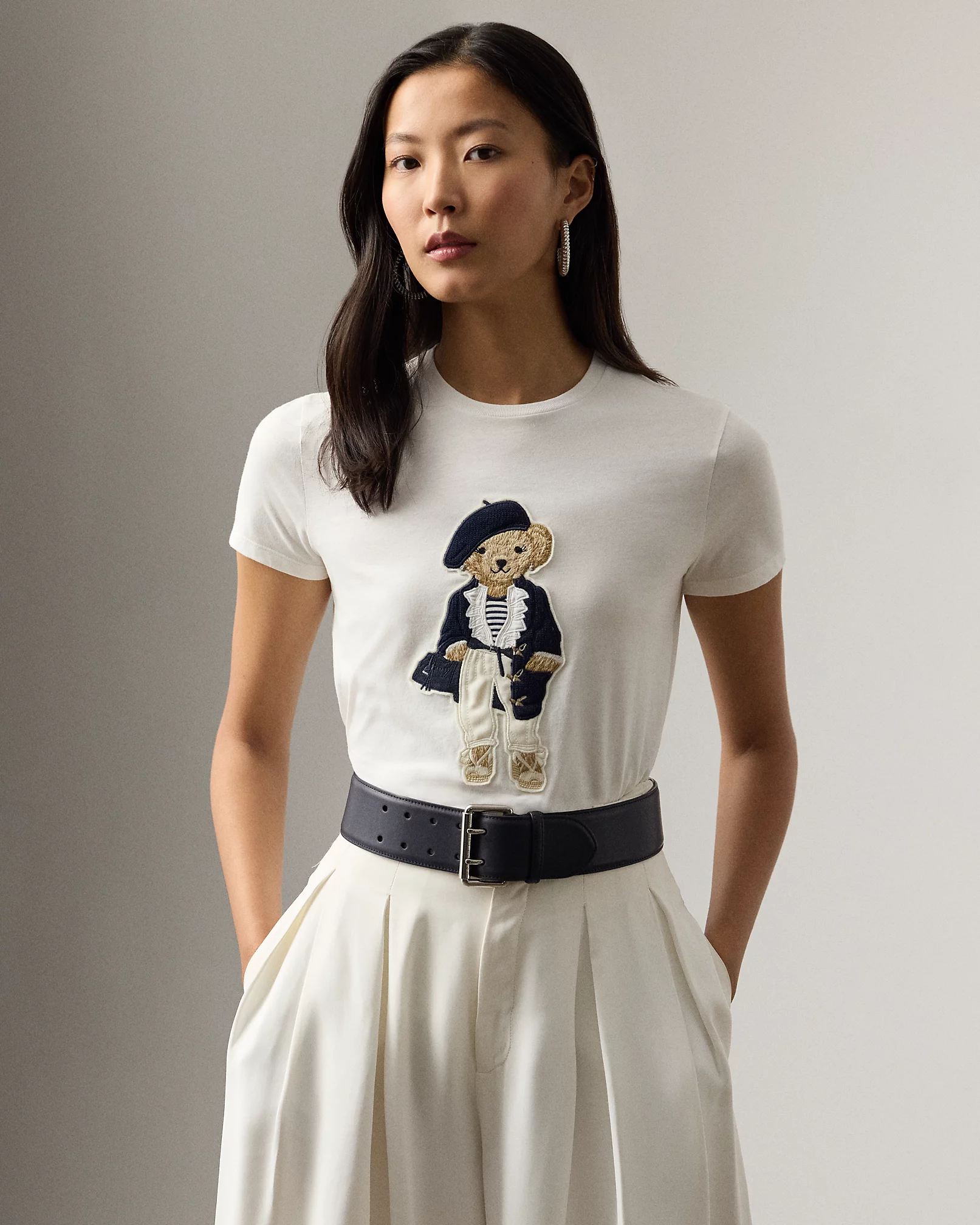 プレスプリング Polo ベア コットン Tシャツ
