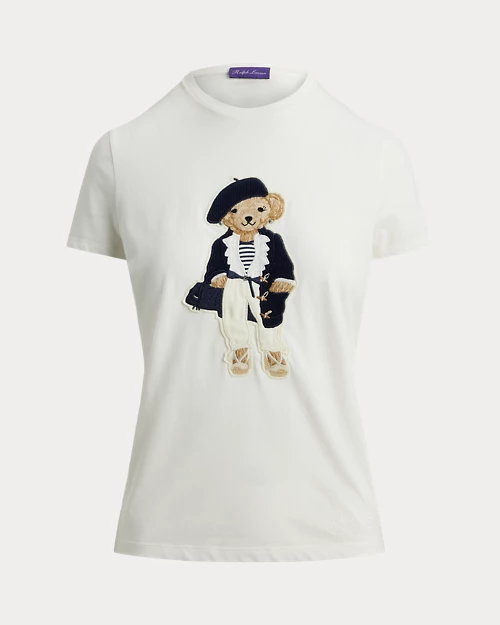 プレスプリング Polo ベア コットン Tシャツ