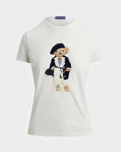 プレスプリング Polo ベア コットン Tシャツ